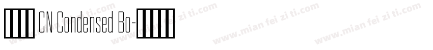 有愛鋭方 CN Condensed Bo字体转换